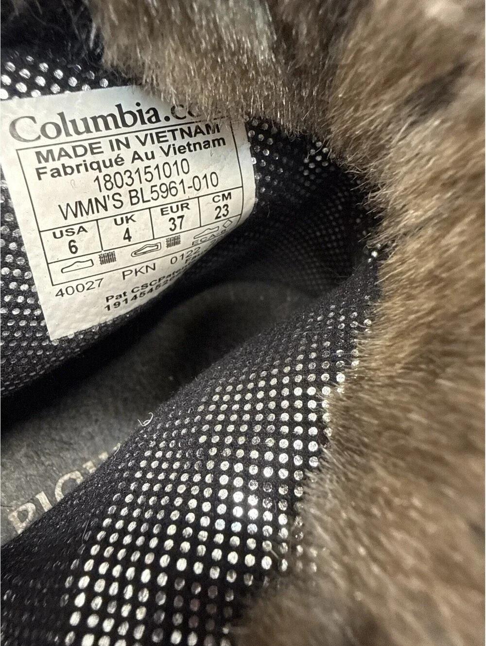 Columbia Minx Mid III Black Pebble Snow Shorty Boots Women's Size 6